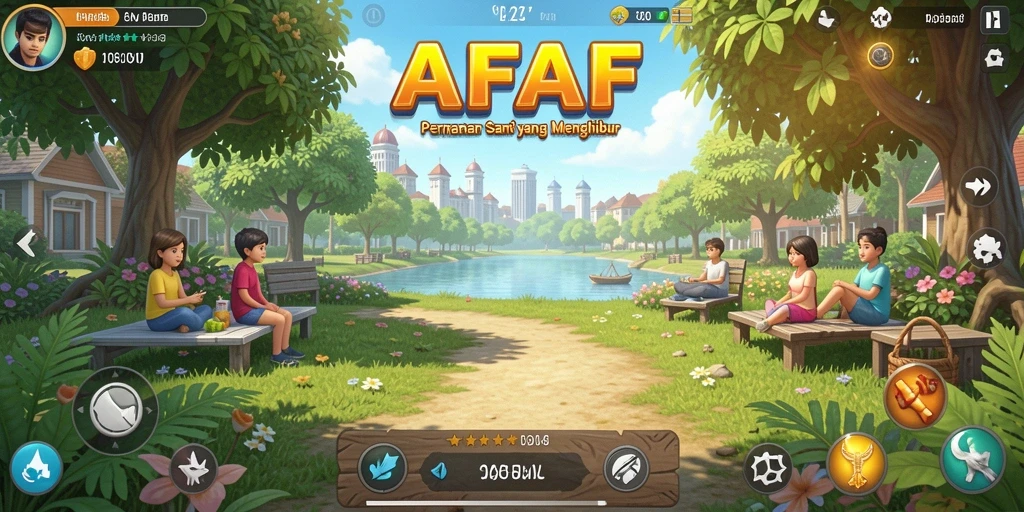 Tampilan menarik dan gameplay seru di AFAF.
