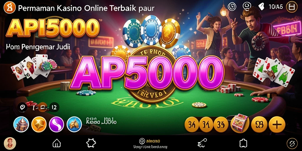 Tampilan gameplay Kasino yang menegangkan dan memukau.