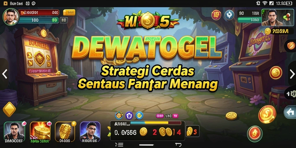 Screenshot gameplay DEWATOGEL menampilkan aksi strategi yang mendebarkan.