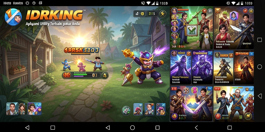 Tampilan antarmuka IDRKING yang user-friendly dan fungsional.