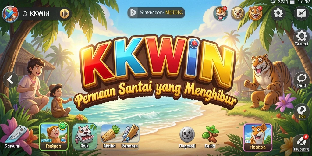 Screenshot gameplay KKWIN yang menampilkan tantangan seru dan grafis menarik.