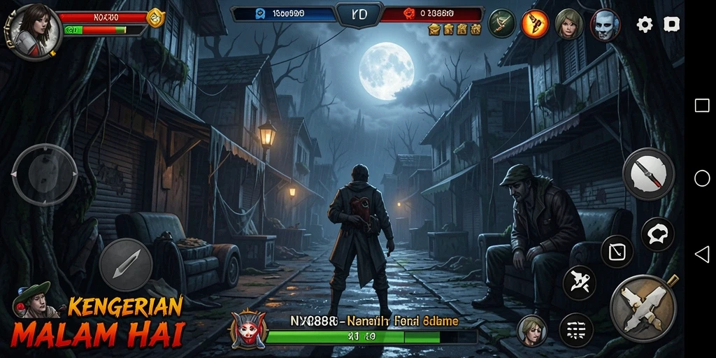 Gameplay menegangkan dengan suasana Horror yang mendalam.