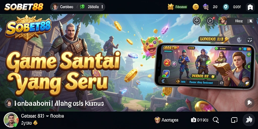 Tampilan gameplay SOBET88 yang seru dan menghibur.