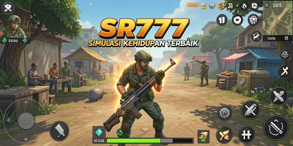 Tampilan dinamis dari gameplay SR777 yang menakjubkan.