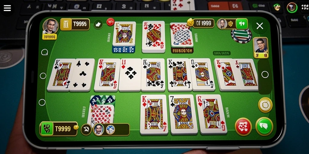 Screenshot gameplay Domino T9999 yang menarik dan interaktif.
