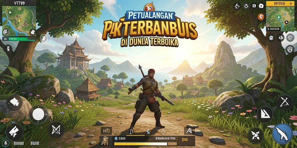 Tampilan aksi seru dalam dunia terbuka VT789.